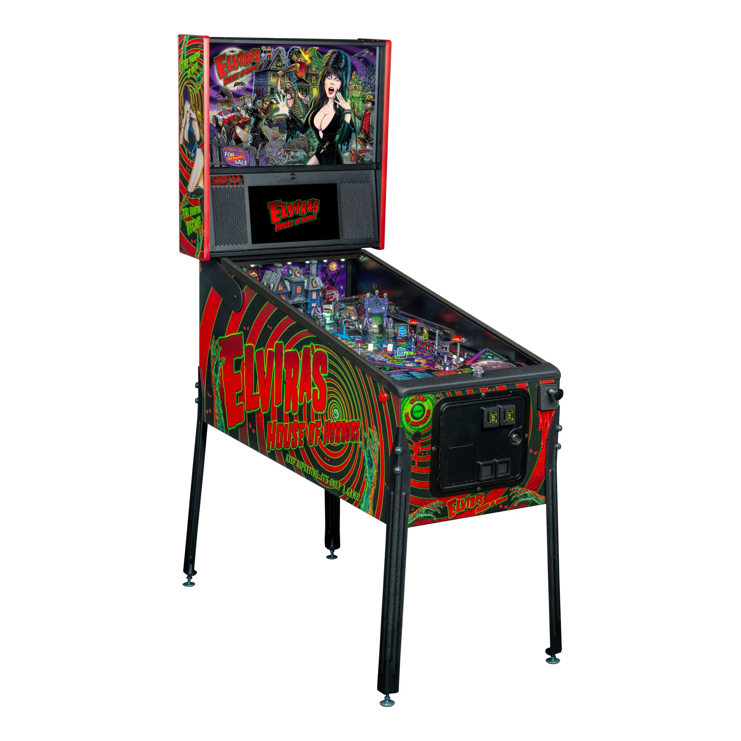 Elvira’s House of Horrors Premium Pinball Machine by Stern Elvira’s House of Horrors Premium Pinball Machine by Stern