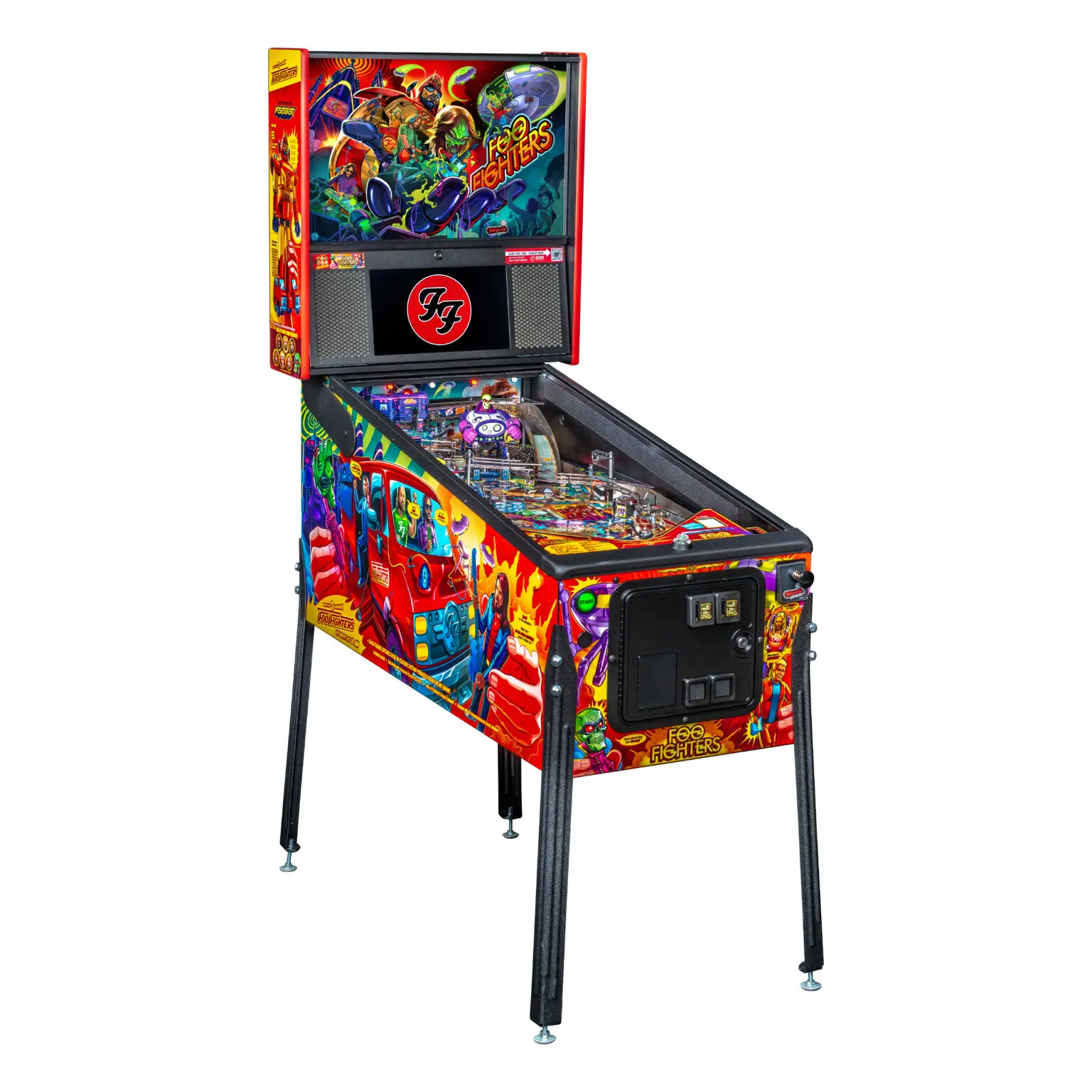 Foo Fighters Premium Pinball Machine by Stern Foo Fighters Premium Pinball Machine by Stern