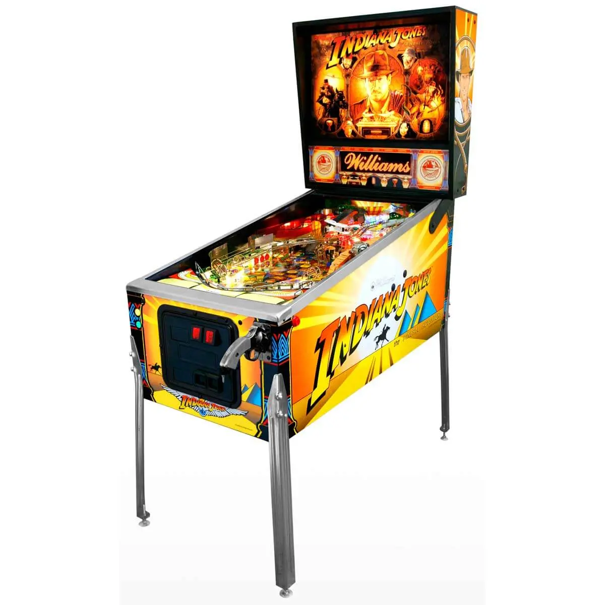 Indiana Jones Pinball Machine (1993) by Williams Indiana Jones Pinball Machine (1993) by Williams