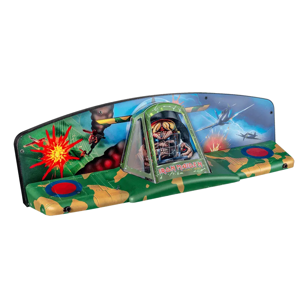 Iron Maiden (Aces High) Pinball Topper by Stern Iron Maiden (Aces High) Pinball Topper by Stern
