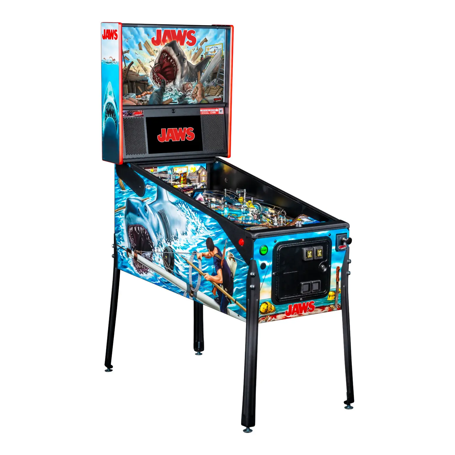 Jaws Premium Pinball Machine by Stern Jaws Premium Pinball Machine by Stern