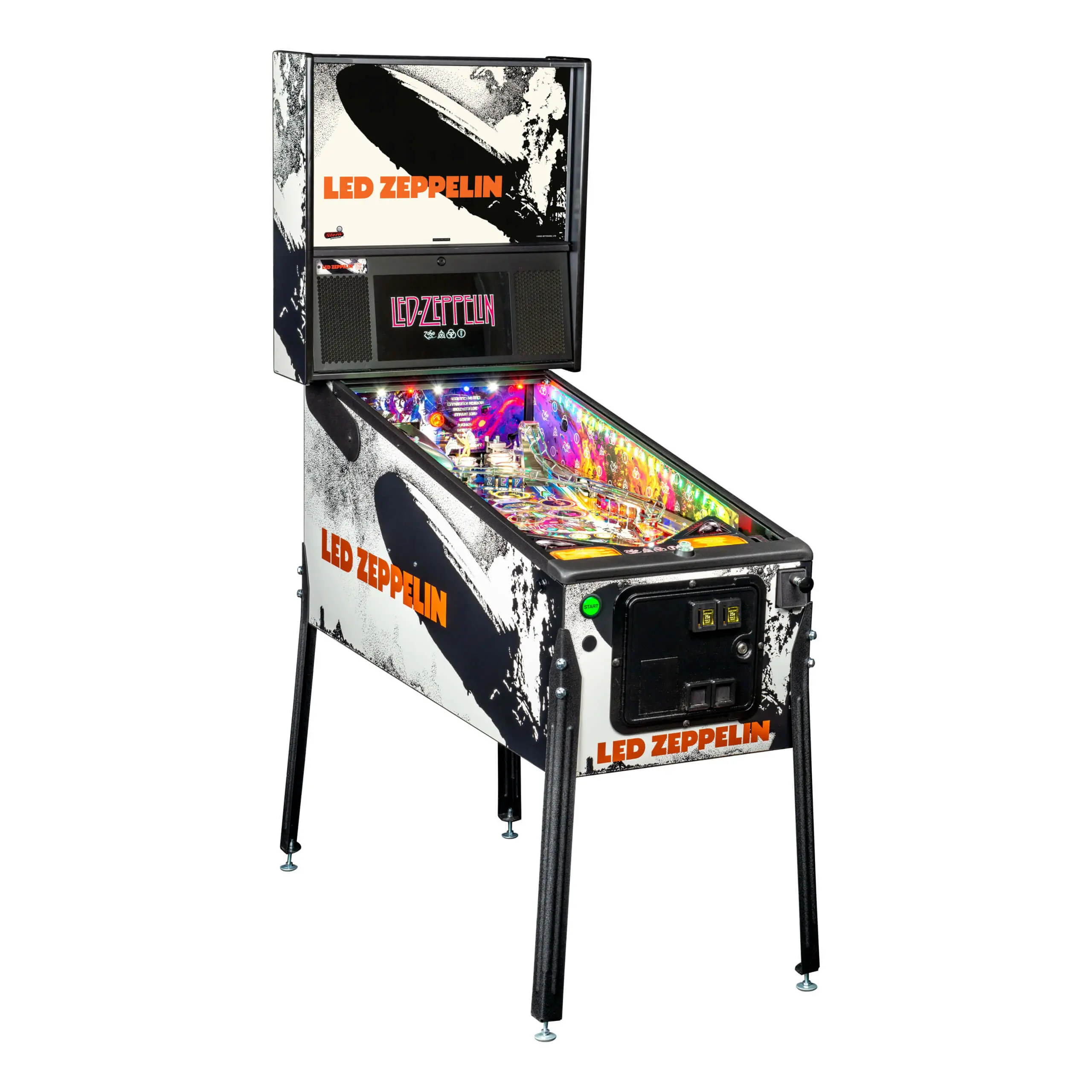 Led Zeppelin Premium Pinball Machine by Stern Led Zeppelin Premium Pinball Machine by Stern