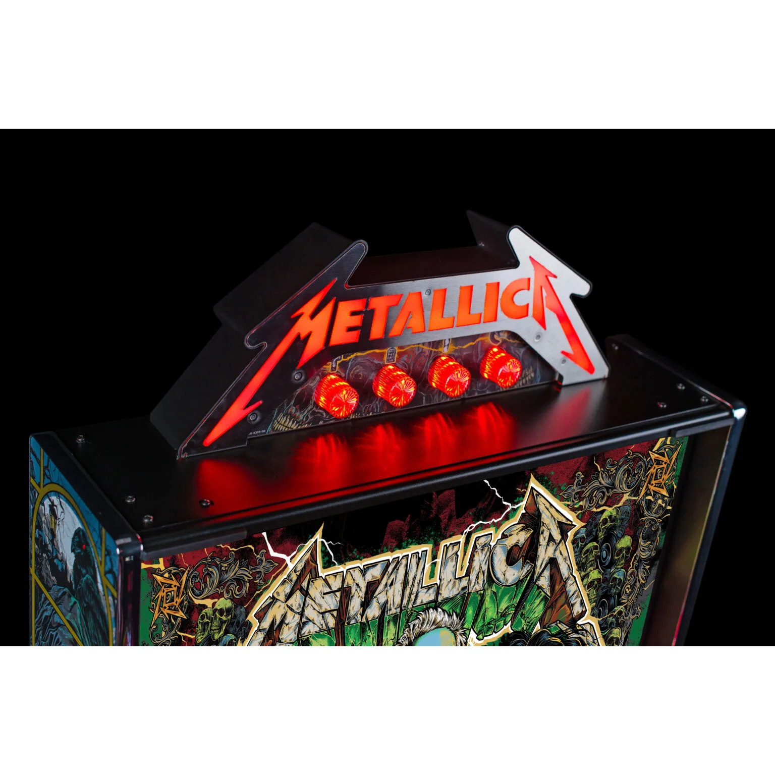 Metallica Remastered Pinball Topper by Stern Metallica Remastered Pinball Topper by Stern