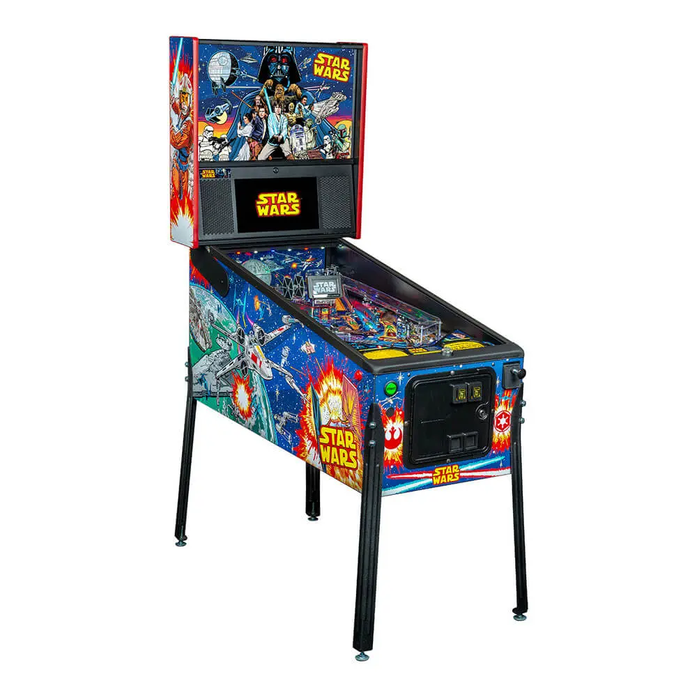 Star Wars Pro Comic Art Pinball Machine by Stern Star Wars Pro Comic Art Pinball Machine by Stern
