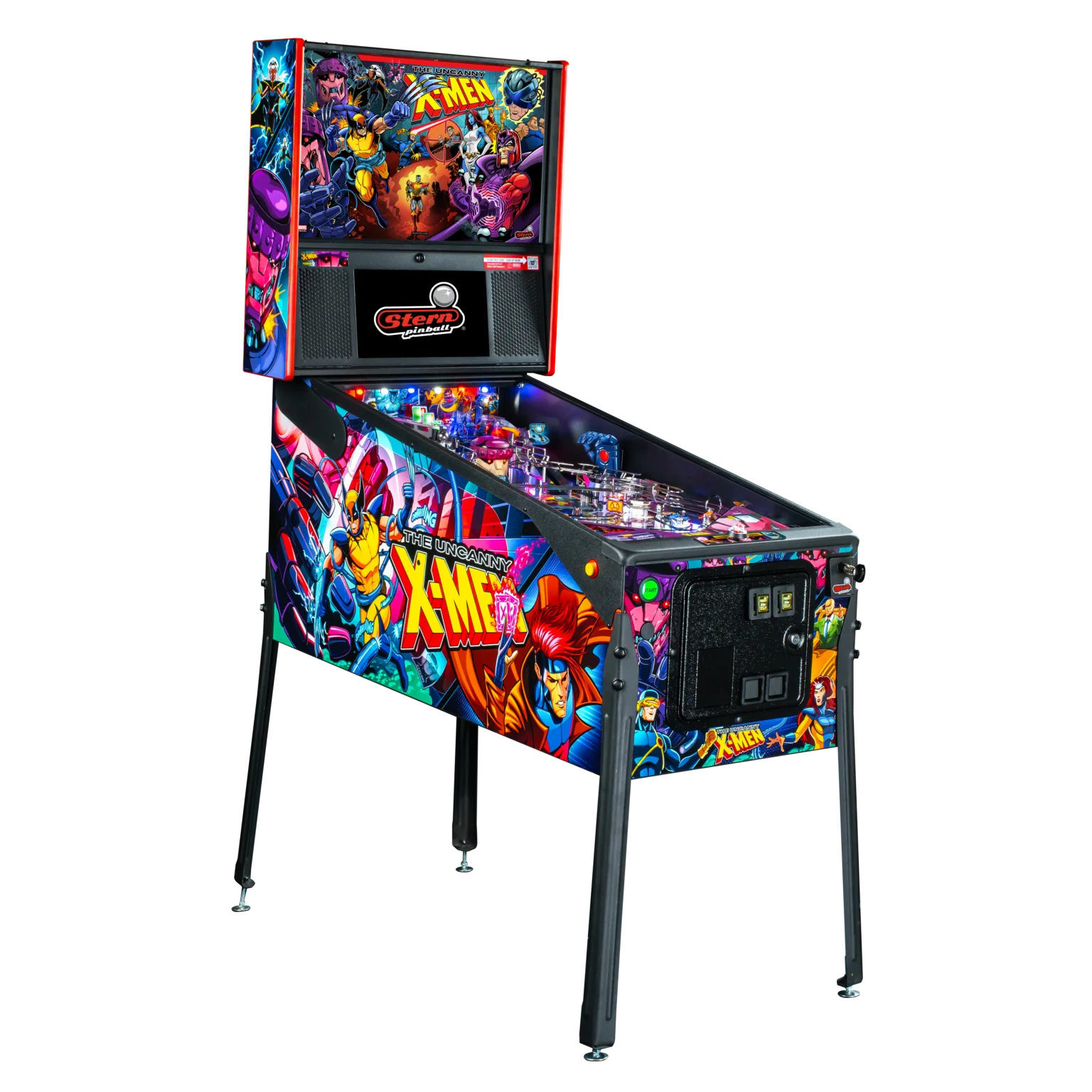 The Uncanny X-Men Premium Pinball Machine by Stern The Uncanny X-Men Premium Pinball Machine by Stern