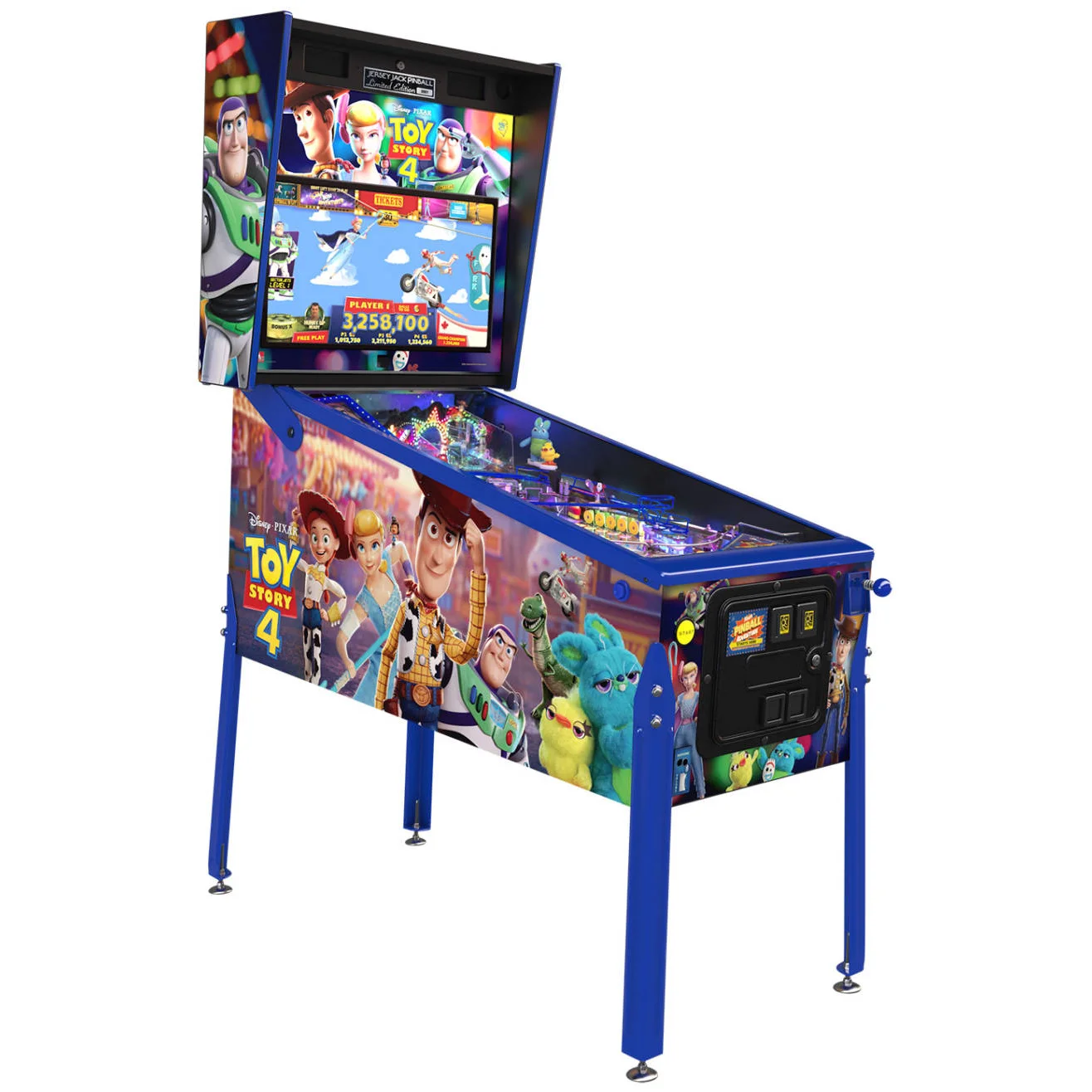 Toy Story 4 Limited Edition Pinball by JJP Toy Story 4 Limited Edition Pinball by JJP