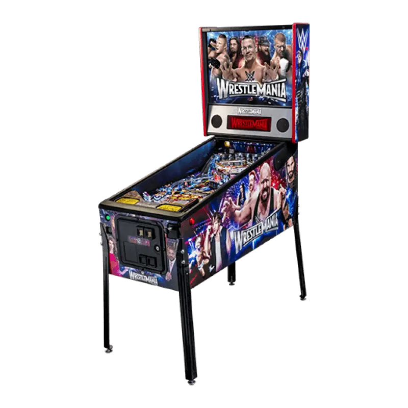 WWE Wrestlemania Pro Pinball Machine by Stern WWE Wrestlemania Pro Pinball Machine by Stern