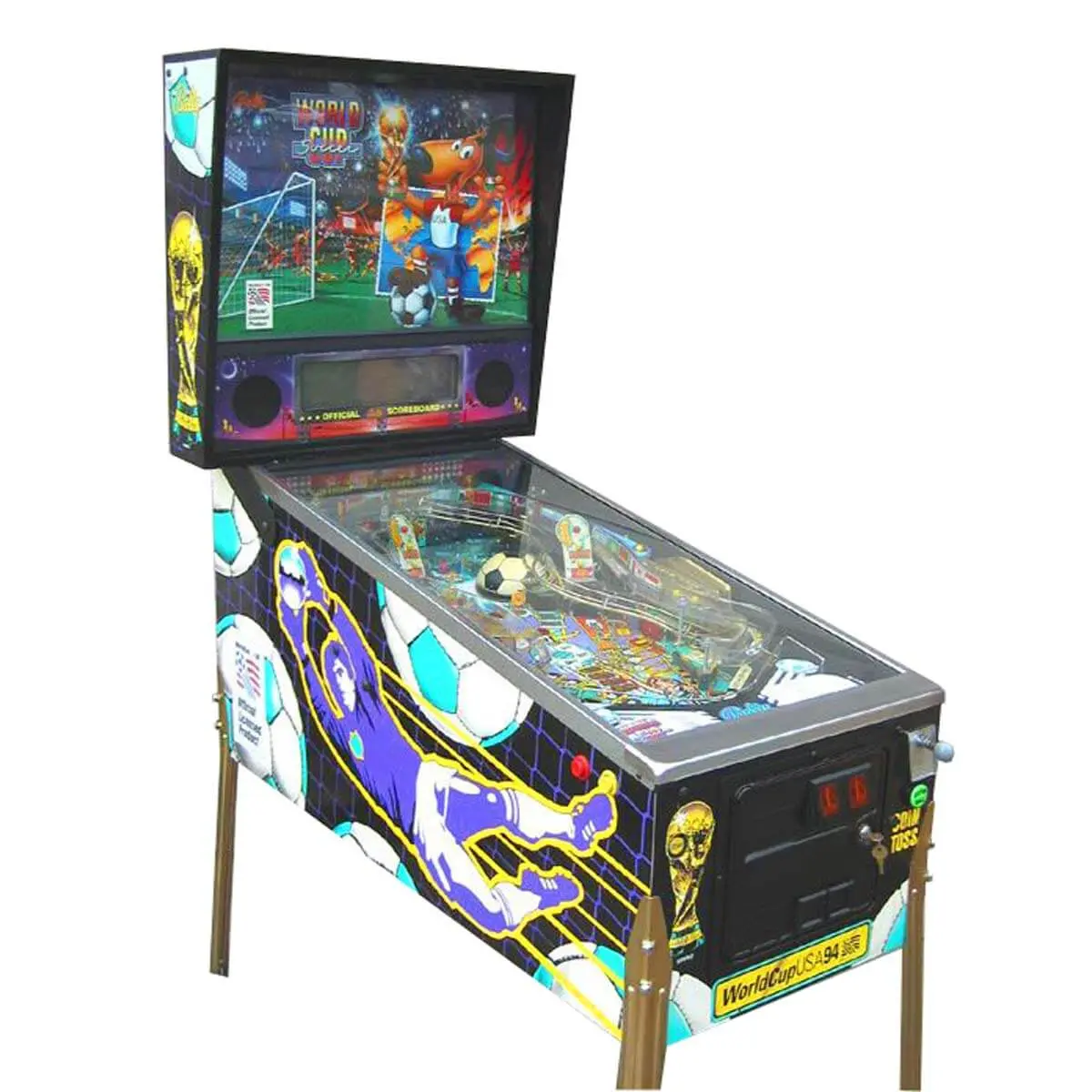 World Cup Soccer Pinball Machine by Bally World Cup Soccer Pinball Machine by Bally